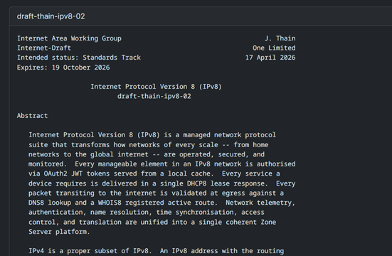 IPv8完整草案详情